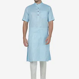 Modi Kurta Striped Mandarin Collar Kurta-picture-20