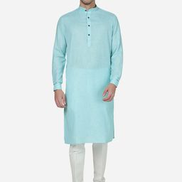 Modi Kurta Band Collar Regular Straight Kurta-image-20