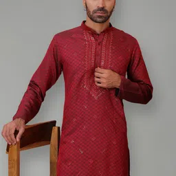 Jompers Men Thread Work Kurta image 3