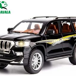 1:24 Land Cruiser Diecast Metal toy Car For Kids Pull Back Openable Doors-38