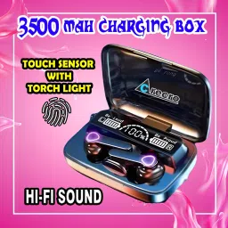 crecro M19 Bluetooth Headphone 5.1 Wireless Bluetooth Headset (Black, True Wireles) A79 Smart Headphones-picture-11