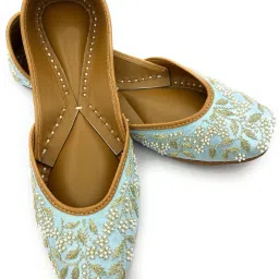 Royal Sole Punjabi Jutti for women's Embroidery jutis for women Party Wear For Women-image-66