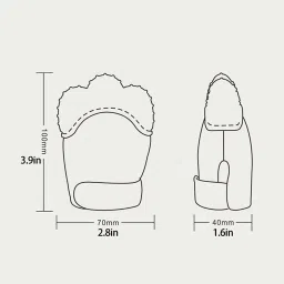 nimyank Baby Silicon Mitten teether bpa Free Hand Glove for Easy Teething DN53 Teether image 3