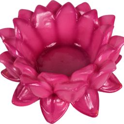 Fiber Lotus Stand Pink Big Decorative Showpiece - 6 cm-image-98