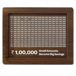 ₹1,00,000 Target Wooden Money Bank Coin Bank-image-73