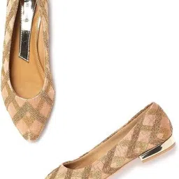 Women's Embellished Ballet Flats/Ethnic Ballerinas/Jutti/Mojari for Party Bellies For Women-picture-5