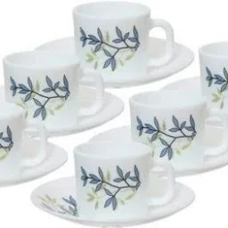 Pack of 12 Opalware Silken Charms Coffee Cup & Saucer Set - 145 ml-15