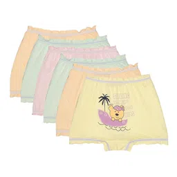 DYCA Kids Pack Of 6 Assorted Printed Cotton Boxer Style Briefs DIA705-PK008_P6-17
