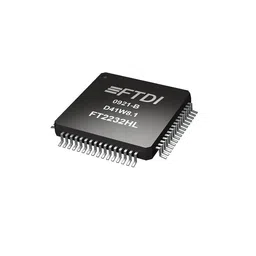 FTDI-FT2232HL-Hi-speed USB 2.0 Slave to Dual Channel UART / Serial Converter-IC image 1