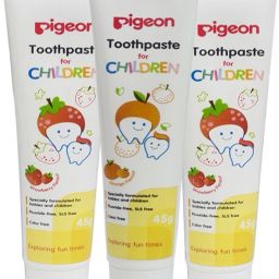 Children Toothpaste Strawberry 45 Gms Combo (2 Pc + Orange 45 Gms 1 Pc) Toothpaste-picture-1