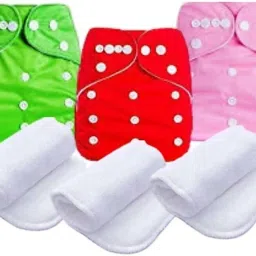 Free Size Reusable & Washable Baby Diaper/Cloth Diaper/Nappy/With 5 Layer Insert-image-32