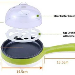 bhadiyadra empire Singal Layer Egg Boiler With Handle BW-055 Egg Cooker ( 7 Eggs) Egg Boiler Single Layer GH! Egg Cooker Single Layer Egg Boiler (Handle) Egg Cooker image 3