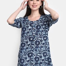 V-Mart Floral Printed Straight Kurti-picture-26
