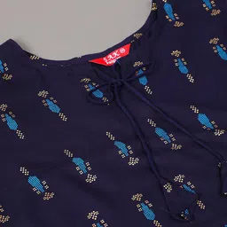 SAK JAIPUR Ethnic Motifs Printed A-Line Kurti image 4