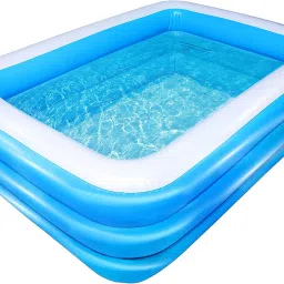 10 Feet Rectangular Inflatable Pool with Electric Pump Swimming Bathtub for Kids Inflatable Swimming Pool-47