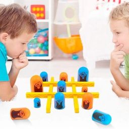 Gobble Board Game Learning Toys for 2+ Year Old Tic Tac Toe Brain Game-47