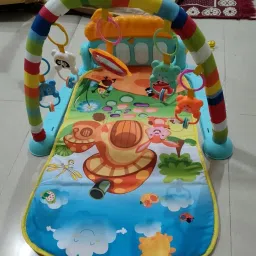 Baby Gym Mat with Piano & Colorful Print-28