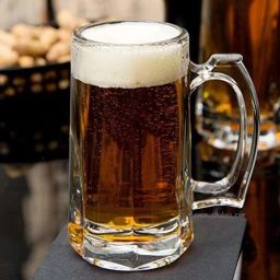 Stylish Transparent Beer Glass with Premium Handle Glass Beer Mug-image-52