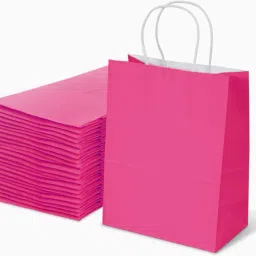 Kraft Paper Gift Bags with Handles for Birthdays, Weddings, and Return Gifts Pack of 25 Grocery Bags-image-6
