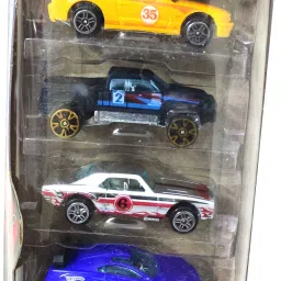 Model Die Cast Hot Metal Speed Racing Cars |Free wheels 5 in 1 Car Set for Kids-19