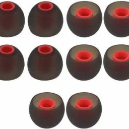 BBS TECH Premium Quality Silicon and Light weight Ear Tips For All Men & Women ( Pack Of 5 Pair) ( 10 Pcs) Silicone replacement In The Ear Headphone Cushion-14