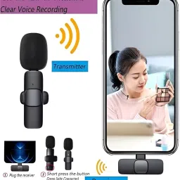 mafai K9 wireless microphone for smartphone camera mic for video recording wireless microphone image 3