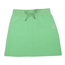 Tiny Girl Girls Green Solid Midi A-Line Skirts-picture-16