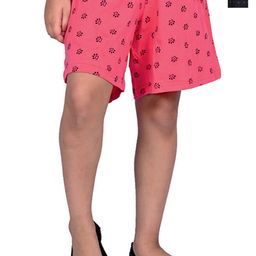 BAESD Girls Pack Of 2 Printed High-Rise Cotton Hot Pants-image-19