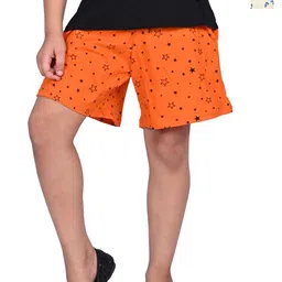 BAESD Girls Pack Of 2 High-Rise Conversational Printed Cotton Shorts-image-99