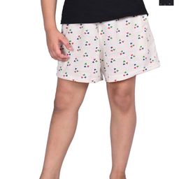 BAESD Girls Pack Of 2 Printed High-Rise Cotton Hot Pants-image-68