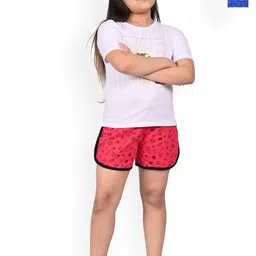 BAESD Girls Pack Of 2 Conversational Printed High-Rise Cotton Hot Pants-image-97