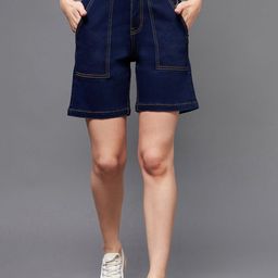 DressBerry Women Regular Fit High-Rise Shorts-image-28