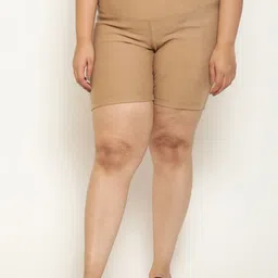 Amydus Women Plus Size High-Rise Shorts-27
