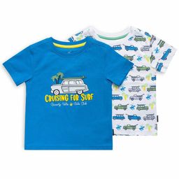 Beverly Hills Polo Club Boys Multicoloured 2 Printed Applique T-shirt-image-10