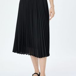 Koton Women Pleated A-Line Midi Skirt-image-43