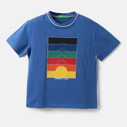 United Colors of Benetton Boys Printed Cotton T-shirt-image-95