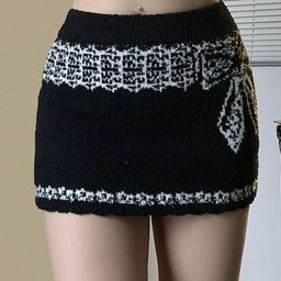 LULU & SKY Printed A-Line Mini Skirt-picture-5