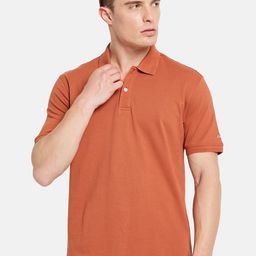 Octave Polo Collar Short Sleeves Cotton T-shirt-image-88