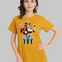 CHOZI Graphic Printed Cotton Bio Finish T-shirt-image-100