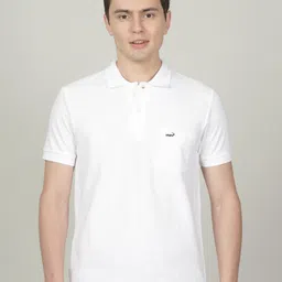 Crocodile Men Polo Collar Cotton T-shirt-57