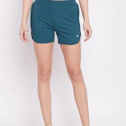 ATHLISIS Women Teal Training or Gym Sports Shorts with e-Dry Technology Technology-picture-55