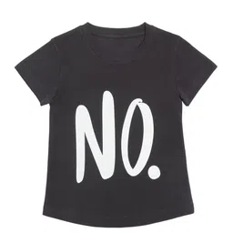 DOOR74 Kids Typography Printed Cotton T-shirt-picture-13