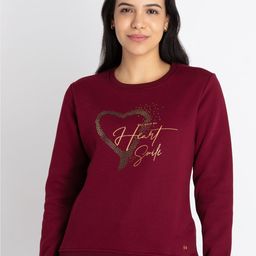 Status Quo Typography Printed Cotton Pullover Sweatshirt-image-91