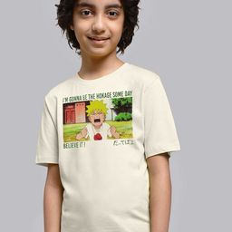 Kids Ville Boys Naruto Printed Round Neck Cotton T-shirt-image-91