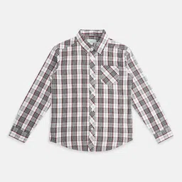 Pantaloons Junior Boys Checked Cotton Casual Shirt-image-33