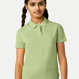 BAESD Girls Polo Collar T-shirt-30