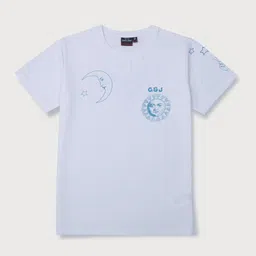 Gini and Jony Boys Graphic Printed Round Neck Cotton T-shirt-image-42