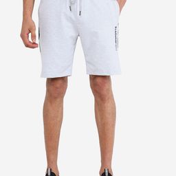JADE BLUE Men Grey Solid Pure Cotton Shorts-picture-27