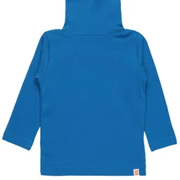 Bodycare Kids Boys Blue Turtle Neck Cotton T-shirt-image-45