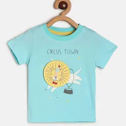 MINI KLUB Boys Circus Printed Pure Cotton T-shirt-image-24